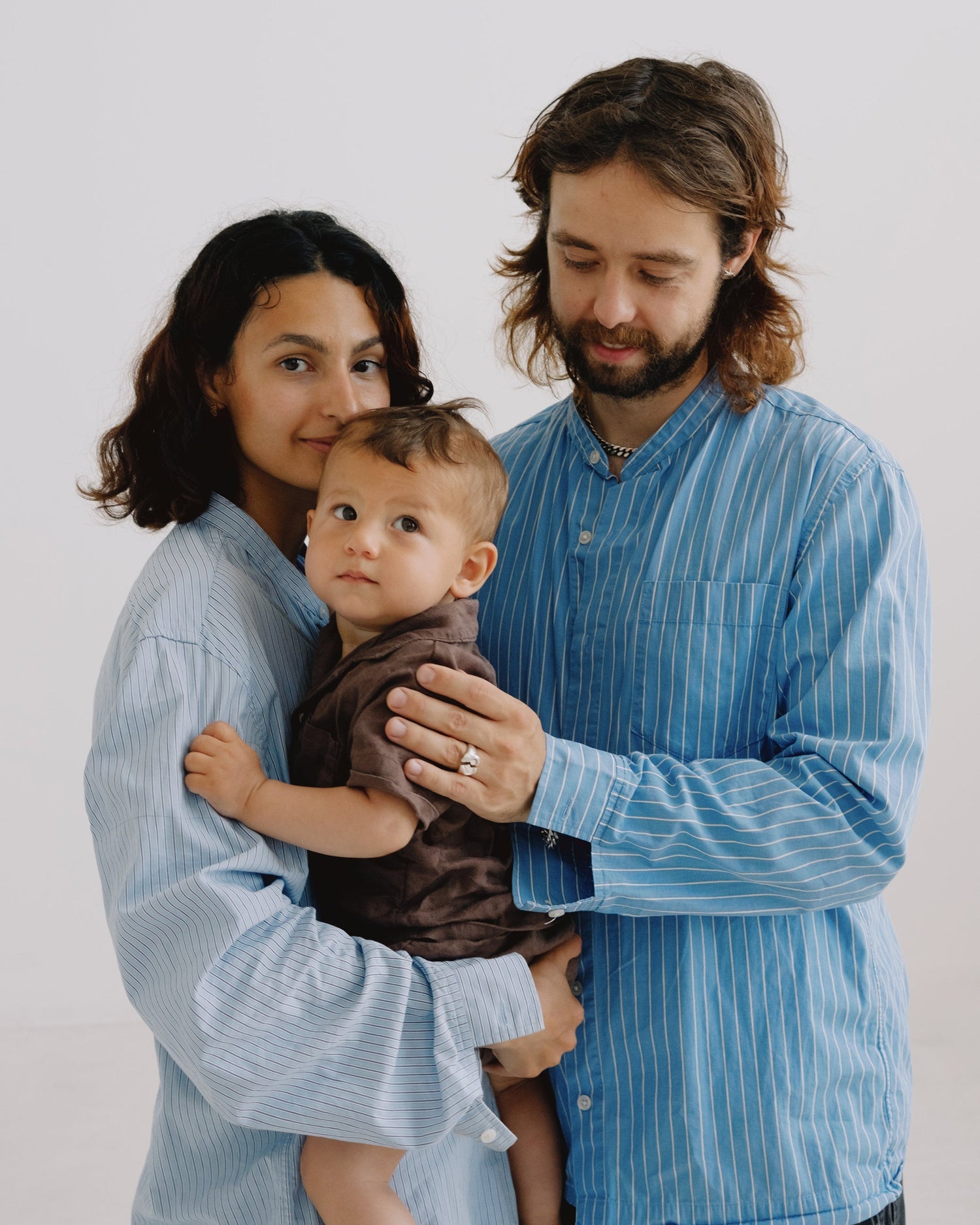 family portrait of Shila, Sebastian and Rakim Elias