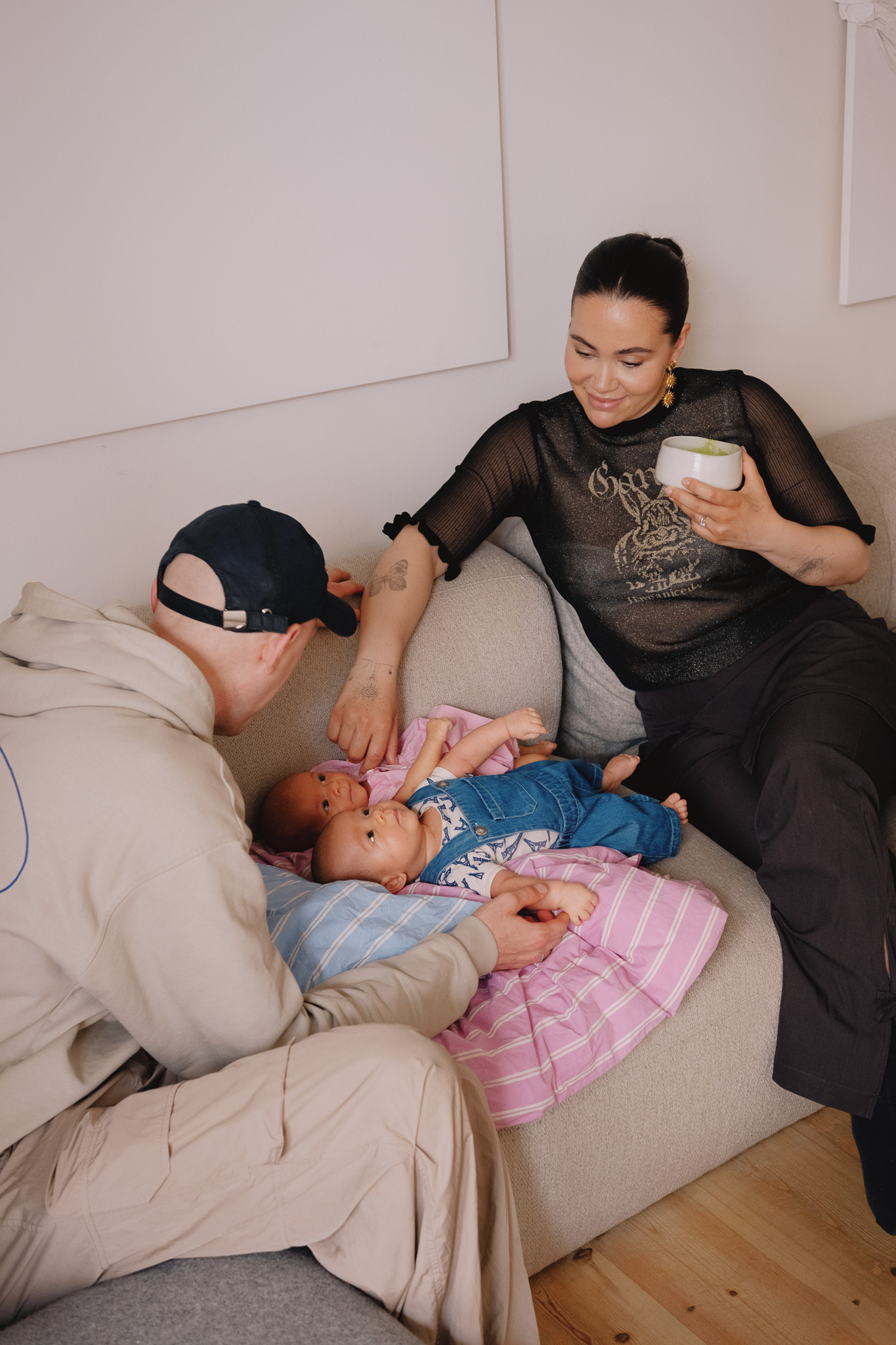 Prudence, Jonas, Miles & Olympia: Bringing Softness to a Not so Gentle Beginning